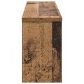 vidaXL Vešiak na stenu Nástenná montáž Staré drevo 75 x 16 x 26 cm