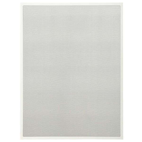 vidaXL Okenná sieťka proti hmyzu biela 80x120 cm