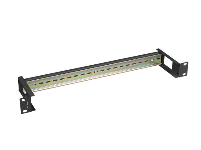 Montážna lišta din TS-35 19'' 1U čierna lanberg