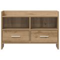 vidaXL TV skrinka 71,5 x 33 x 47 cm Dub artisan Kompozitné drevo