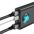 Powerbanka Baseus Amblight 30000mAh, 4xUSB, USB-C, 65W (čierna)