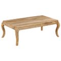 vidaXL Konferenčný stolík 116x66x41 cm masívne mangovníkové drevo