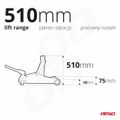 Hydraulický nízkoprofilový zvedák 3T CE 75/510mm AMiO-04215