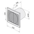 Ventilátor VENTS 100 S