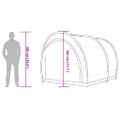 vidaXL Stan na uskladnenie bicyklov Modrá 256 x 222 x 182 cm taft