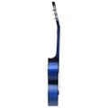 vidaXL Klasická gitara pre začiatočníkov s taškou modrá 4/4 39"