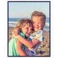 vidaXL Fotorámiky na stenu alebo stôl 5 ks modré 40x50 cm MDF