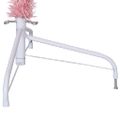 vidaXL Umelý predsvietený vianočný stromček Ružová 180 cm PVC