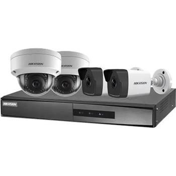 Hikvision Sada 4 kamier 2Mpix (2x Dome + 2x Bullet) a NVR s podporou POE