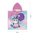 Uterák - pončo z mikrovlákna NILS aqua NAR20 Unicorn