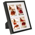 vidaXL 3D fotorámiky 5 ks čierne 28x35 cm na 4 obrázky (10x15 cm)