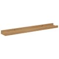 vidaXL Stenná polica Nástenná montáž 2 ks Hnedá 60 x 9 x 3 cm