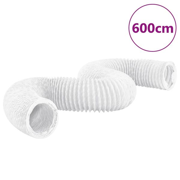 vidaXL Ventilačné potrubie PVC 6 m Ø20 cm
