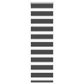 vidaXL Zebra roleta čierna 40x150 cm šírka látky 35,9 cm polyester