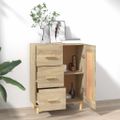 vidaXL Komoda vo farbe dubu sonoma 69,5x34x90 cm spracované drevo