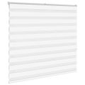 vidaXL Zebra roleta biela 165x150 cm šírka látky 160,9cm polyester