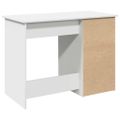 vidaXL Stôl biely 102x50x75 cm kompozitné drevo