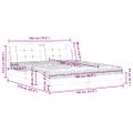 vidaXL Posteľ s matracom Zadar sivá 180x200 cm umelá koža