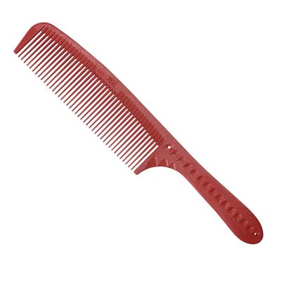 Holičský hrebeň JRL Barbering comb J201 - červený