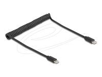 USB 2.0 Type-C stočený kábel samec na samec