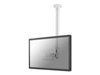 Držiak - plný pohyb - pre Displej LCD - biela - veľkosť obrazovky: 10"-30" - stropná montáž