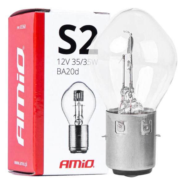 Halogénové žiarovky S2 12V 35/35W BA20d 1 ks