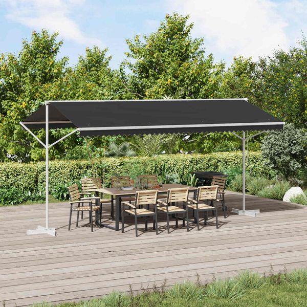 vidaXL Voľne stojaca markíza Antracitová 5 x 3 m Polyester