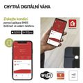 Digitálna osobná váha GoSmart EMOS EV112 (BMI, 180 kg, čierna)