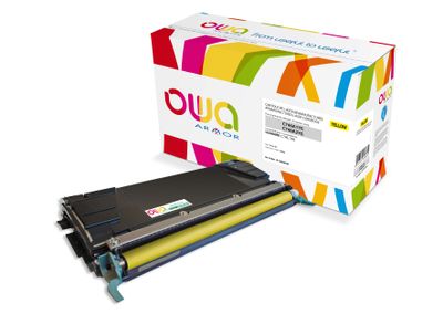 OWA Armor toner kompatibilný s Lexmark C746A1YG, 7000st, žltá/yellow