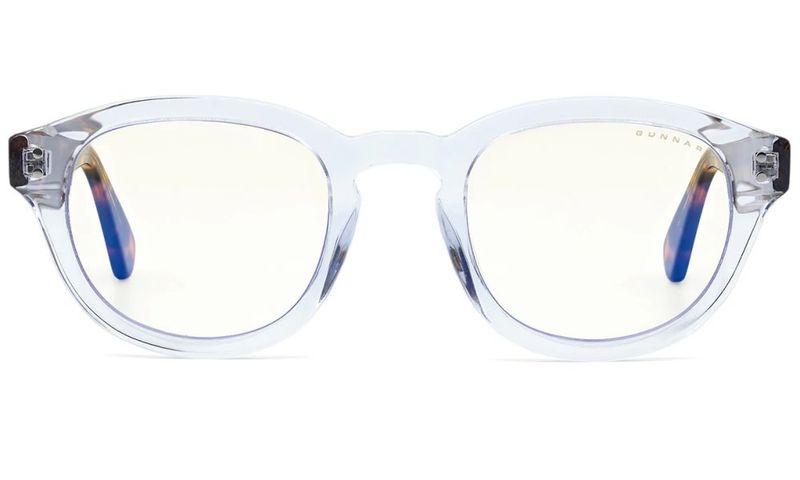 GUNNAR kancelářske/herní brýle  EMERY CRYSTAL/TORTOISE čirá skla BLF 35 GUNNAR focus Brýle, kancelárské, herní, transparentní-žluté obroucky, cirá skla
