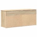vidaXL lavica na topánky dub sonoma 102x30,5x45 cm umelé drevo