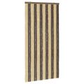 vidaXL Záves proti hmyzu z chenille Tmavohnedá a béžová 100 x 200 cm