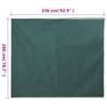 vidaXL Ochranný flísový kryt so zipsom 70 g/m² 2,36x2m
