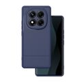 Jednoduché puzdro Carbon pre Xiaomi Redmi Note 14 Pro 5G (Global) / Note 14 Pro Plus 5G (Global) modrá