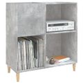 vidaXL Skrinka na platne betónovosivá 84,5x38x89 cm kompozitné drevo