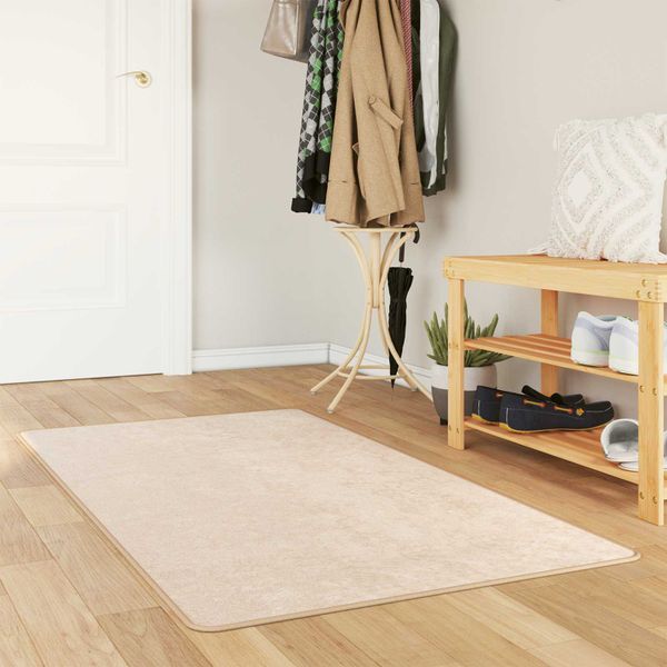 vidaXL Behúň MARSA Krémová 100 x 150 cm Polyester a PVC