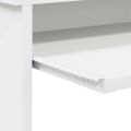 vidaXL Stôl Biela 106 x 41 x 88.5 cm Kompozitné drevo