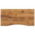vidaXL Stolová doska so zakrivením 110x50x2,5 cm surový mangový masív