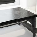 vidaXL Stojan na monitor Čierny dub 85 x 23 x 15,5 cm Kompozitné drevo