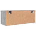 vidaXL Botník sivý dub sonoma 100x35x38 cm spracované drevo