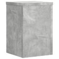 vidaXL Stojany na rastliny 2 ks betónovosivé 20x20x30 cm kompoz. drevo