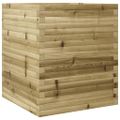 vidaXL Záhradný kvetináč 60x60x68,5 cm impregnovaná borovica