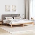 vidaXL Rám postele Hnedá 200 x 200 cm Masívne borovicové drevo
