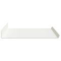 vidaXL Závesná polica 4 ks Biely 60 x 18 x 2,5 cm Oceľ