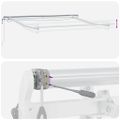 vidaXL Automaticky zaťahovacia markíza s LED hnedá 300x250 cm