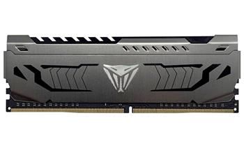 Patriot Viper Steel/DDR4/32GB/3200MHz/CL16/1x32GB/Grey Operacní pamet, DDR4, 32GB, 3200MT/s, CL16, s chladicem, šedo-cerná
