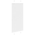 vidaXL plisovaná roleta biela 55x150 cm šírka látky 54,4 cm