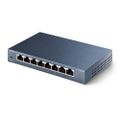 TP-Link TL-SG108, 8-portový Gigabit Desktop Switch, 8x 10/100/1000M RJ45 portov, podporuje IGMP, oceľové puzdro / switch 8x 10/100/1000Mbps/ kovový/ ZELENÝ