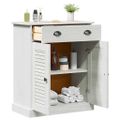 vidaXL Kúpeľňová skriňa VIGO Biela a antik biela 68 x 34 x 80 cm