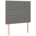 vidaXL Boxspring posteľ s matracom tmavosivá 90x200 cm látka
